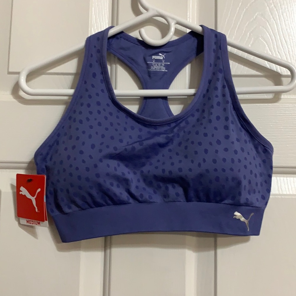 NWT PUMA DRYCELL SEAMLESS BRA SZ MED
